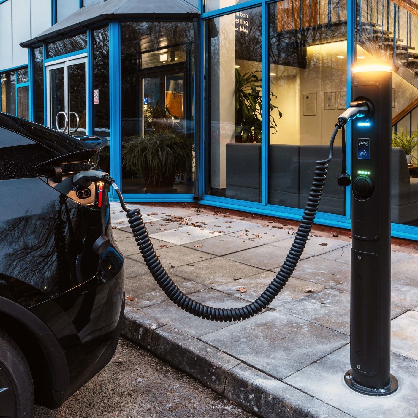 Ratio EV Charger Client owned and provided