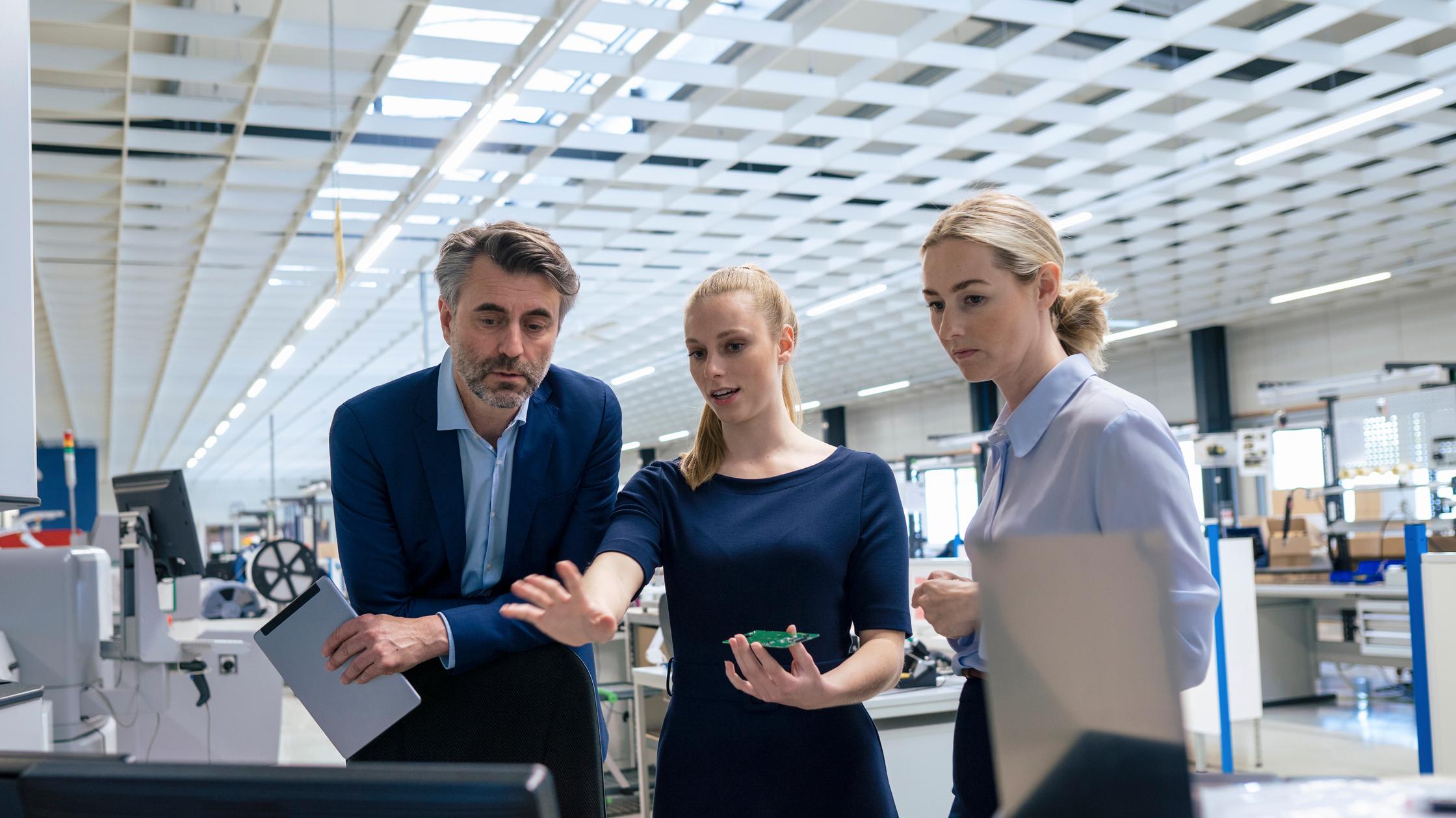 Business Team in a discussion